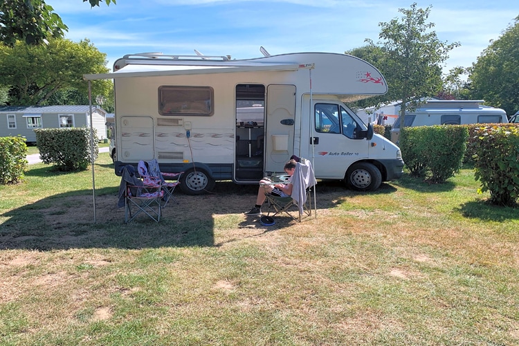 Aire de services dans un Camping - Mers-Les-Bains