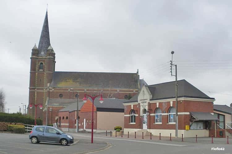 Eglise Mairie Graincourt-lès-Havrincourt